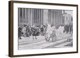 The Passing of the Vestals-Henry Courtney Selous-Framed Giclee Print