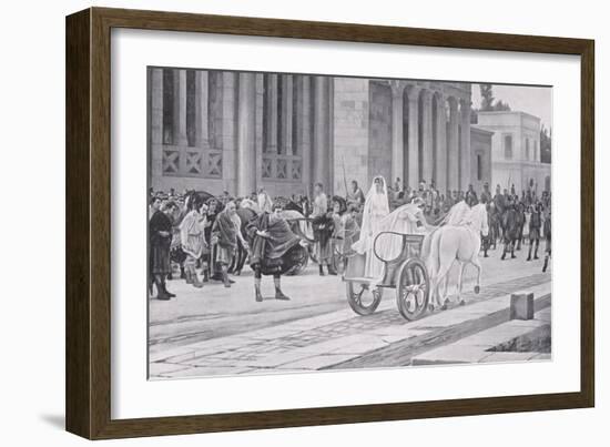 The Passing of the Vestals-Henry Courtney Selous-Framed Giclee Print