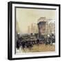 The Passing Regiment, 1875-Jean-Baptiste Edouard Detaille-Framed Giclee Print