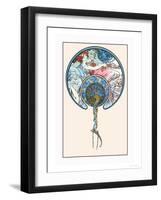 The Passing Wind Takes Youth Away-Alphonse Mucha-Framed Art Print