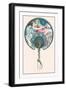 The Passing Wind Takes Youth Away-Alphonse Mucha-Framed Art Print