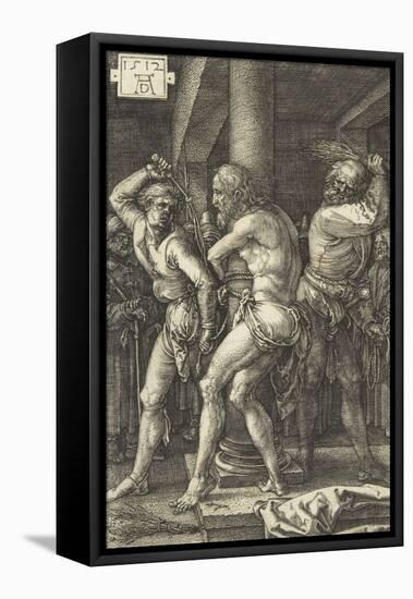 The Passion of Christ (1507-1513). the Flagellation-Albrecht Dürer-Framed Stretched Canvas