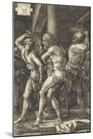 The Passion of Christ (1507-1513). the Flagellation-Albrecht Dürer-Mounted Giclee Print