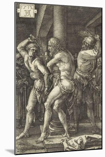 The Passion of Christ (1507-1513). the Flagellation-Albrecht Dürer-Mounted Giclee Print