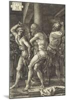 The Passion of Christ (1507-1513). the Flagellation-Albrecht Dürer-Mounted Giclee Print