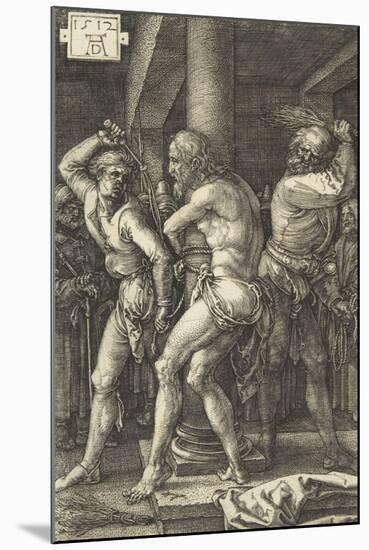 The Passion of Christ (1507-1513). the Flagellation-Albrecht Dürer-Mounted Giclee Print