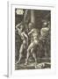 The Passion of Christ (1507-1513). the Flagellation-Albrecht Dürer-Framed Giclee Print