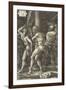 The Passion of Christ (1507-1513). the Flagellation-Albrecht Dürer-Framed Giclee Print