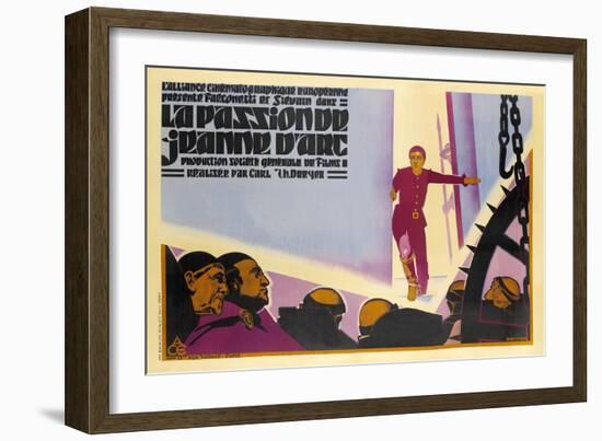 The Passion of Joan of Arc, 1928 (La Passion De Jeanne D'Arc)-null-Framed Giclee Print