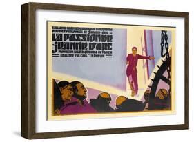 The Passion of Joan of Arc, 1928 (La Passion De Jeanne D'Arc)-null-Framed Giclee Print