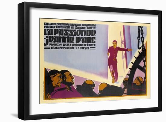 The Passion of Joan of Arc, 1928 (La Passion De Jeanne D'Arc)-null-Framed Giclee Print