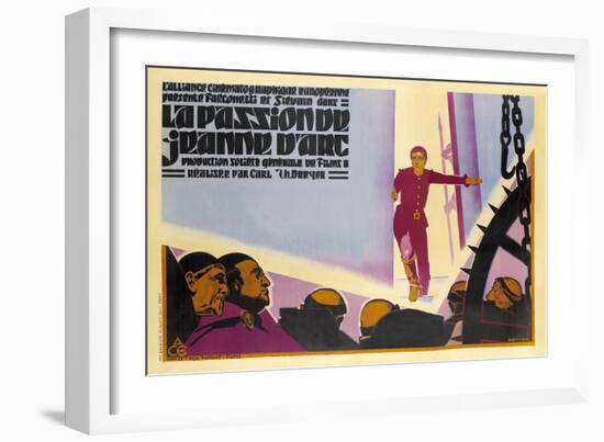 The Passion of Joan of Arc, 1928 (La Passion De Jeanne D'Arc)-null-Framed Giclee Print