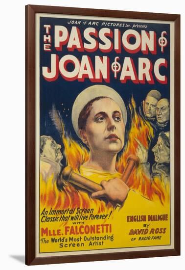 The Passion of Joan of Arc-Eloquent Press-Framed Art Print