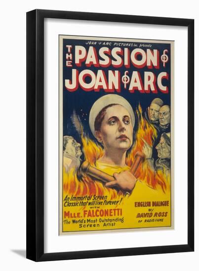 The Passion of Joan of Arc-Eloquent Press-Framed Art Print