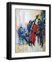 The Passion of Music-Maya Green-Framed Art Print