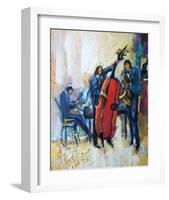 The Passion of Music-Maya Green-Framed Art Print