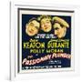 THE PASSIONATE PLUMBER, from left: Buster Keaton, Polly Moran, Jimmy Durante, 1932.-null-Framed Art Print