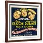 THE PASSIONATE PLUMBER, from left: Buster Keaton, Polly Moran, Jimmy Durante, 1932.-null-Framed Art Print