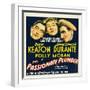 THE PASSIONATE PLUMBER, from left: Buster Keaton, Polly Moran, Jimmy Durante, 1932.-null-Framed Art Print