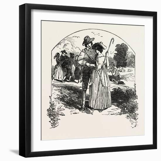 The Passionate Shepherd to His Love Book of English Songs, 1851-null-Framed Giclee Print