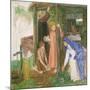 The Passover in the Holy Family-Dante Gabriel Rossetti-Mounted Giclee Print