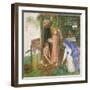 The Passover in the Holy Family-Dante Gabriel Rossetti-Framed Giclee Print