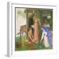 The Passover in the Holy Family-Dante Gabriel Rossetti-Framed Giclee Print