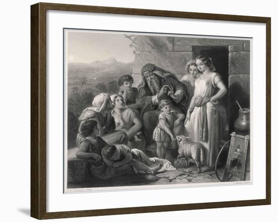 The Passover Lamb-Frederick T. Heath-Framed Art Print