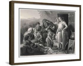 The Passover Lamb-Frederick T. Heath-Framed Art Print