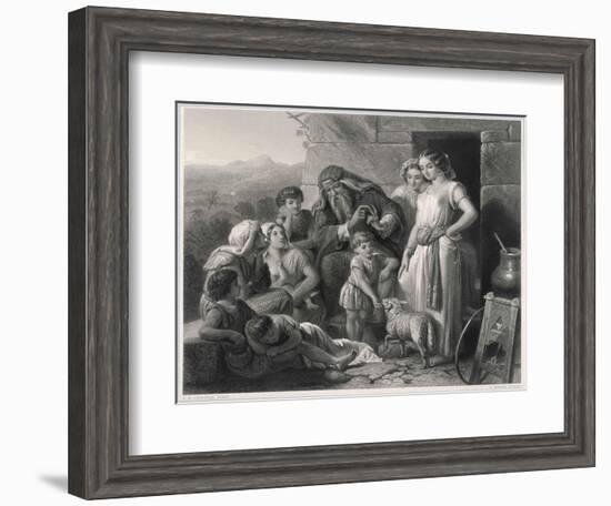 The Passover Lamb-Frederick T. Heath-Framed Art Print