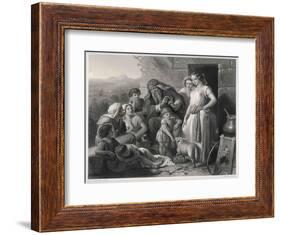 The Passover Lamb-Frederick T. Heath-Framed Art Print