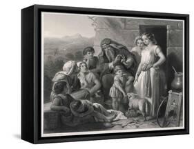 The Passover Lamb-Frederick T. Heath-Framed Stretched Canvas