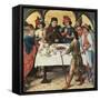 The Passover-Dieric Umkreis Bouts-Framed Stretched Canvas