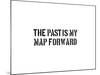 The Past Is My Map Forward-SM Design-Mounted Art Print