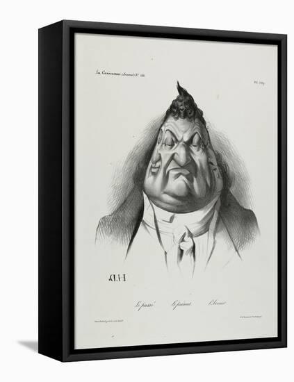 The Past, the Present, the Future, Plate 349, 1834-Honore Daumier-Framed Stretched Canvas