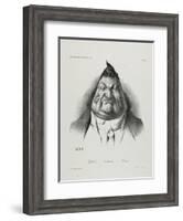 The Past, the Present, the Future, Plate 349, 1834-Honore Daumier-Framed Giclee Print