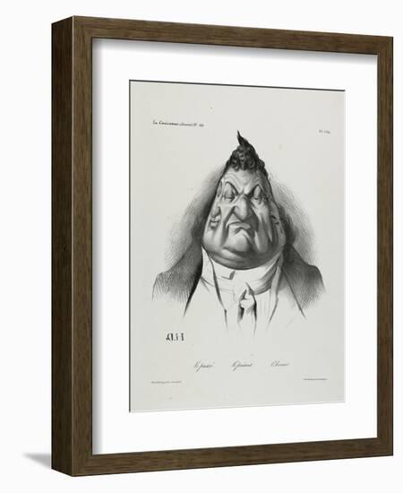 The Past, the Present, the Future, Plate 349, 1834-Honore Daumier-Framed Giclee Print