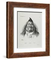 The Past, the Present, the Future, Plate 349, 1834-Honore Daumier-Framed Giclee Print