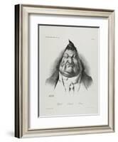 The Past, the Present, the Future, Plate 349, 1834-Honore Daumier-Framed Giclee Print