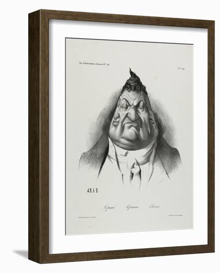 The Past, the Present, the Future, Plate 349, 1834-Honore Daumier-Framed Giclee Print