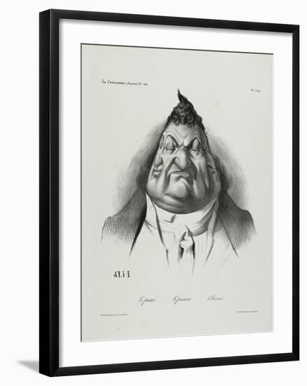 The Past, the Present, the Future, Plate 349, 1834-Honore Daumier-Framed Giclee Print