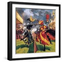 The Pastimes of Our Ancestors: When Knights Were Bold-Mcbride-Framed Giclee Print