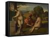 The Pastoral Concert, 1838-43-Titian-Framed Stretched Canvas