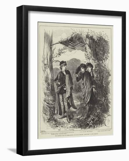 The Pastoral Play at Coombe House, Kingston-On-Thames, Scene from As You Like It-null-Framed Giclee Print