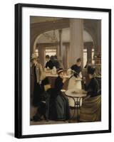 The Pastry Gloppe, 1889 (detail)-Jean Béraud-Framed Giclee Print
