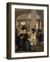 The Pastry Gloppe, 1889 (detail)-Jean Béraud-Framed Giclee Print