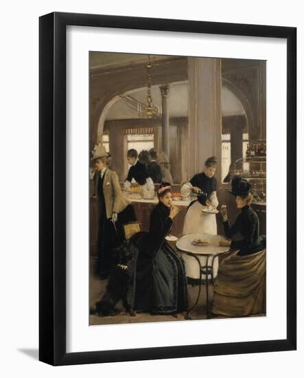 The Pastry Gloppe, 1889 (detail)-Jean Béraud-Framed Giclee Print