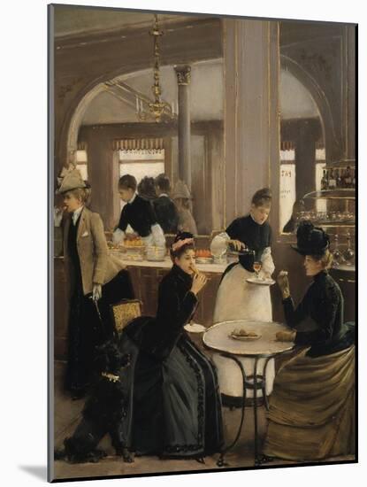 The Pastry Gloppe, 1889 (detail)-Jean Béraud-Mounted Giclee Print