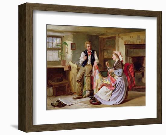 The Patchwork Quilt-William Henry Midwood-Framed Giclee Print