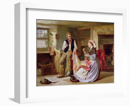 The Patchwork Quilt-William Henry Midwood-Framed Giclee Print